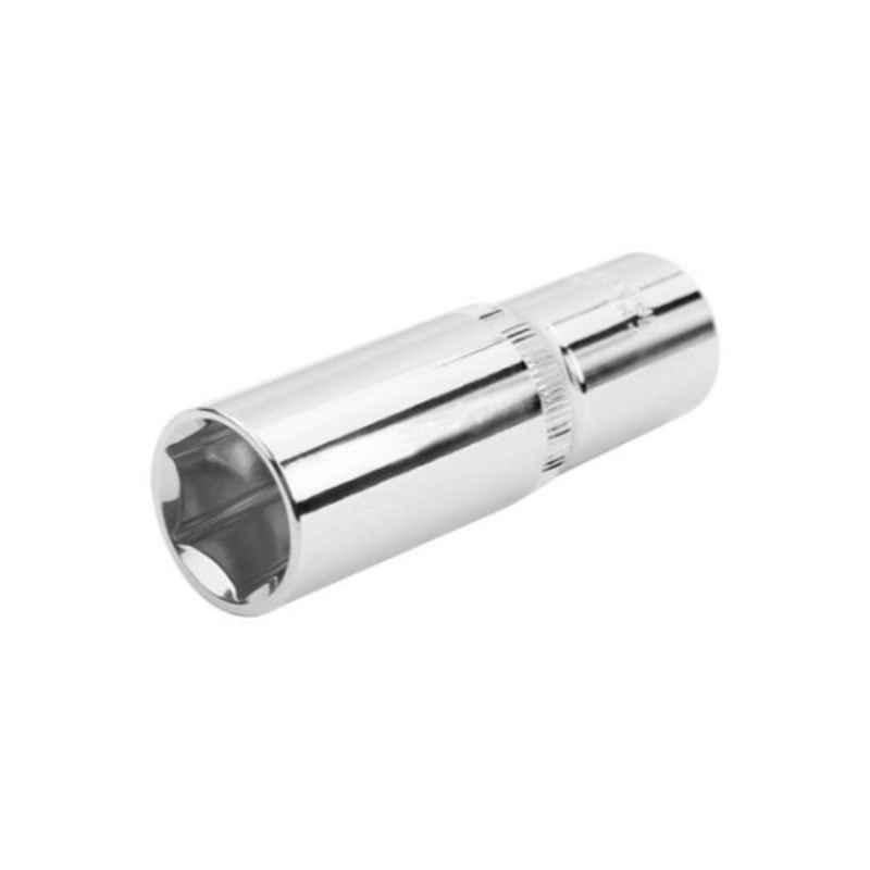 Tolsen 8mm Chrome Vanadium Silver Deep Socket, 16558