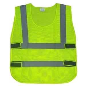 Buy Reflectosafe Splender Polyester Neon Green Fluorescent Safety Jacket with 3M Reflective Tape Size M Pack of 20 Online At Best Price on Moglix