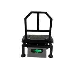 Monet 12x12 inch 150kg Mild Steel Platform Weighing Scale with Dual Display & 2 Days Battery Backup