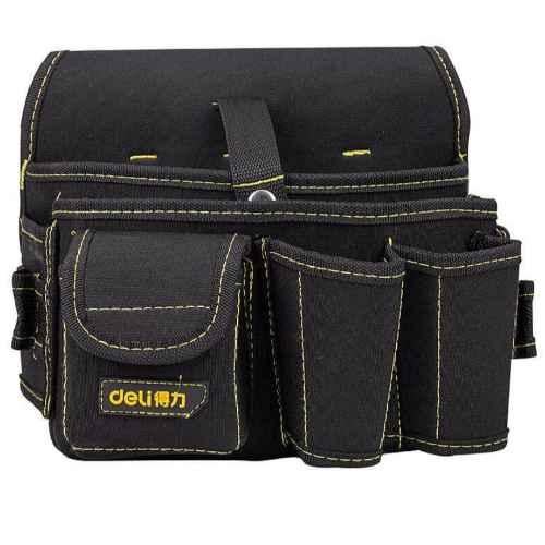 Buy Deli Dl P5 18 Inch Polyester Thick Waterproof Electrician Waist Hanging Tool Canvas Bag Online At Price 761