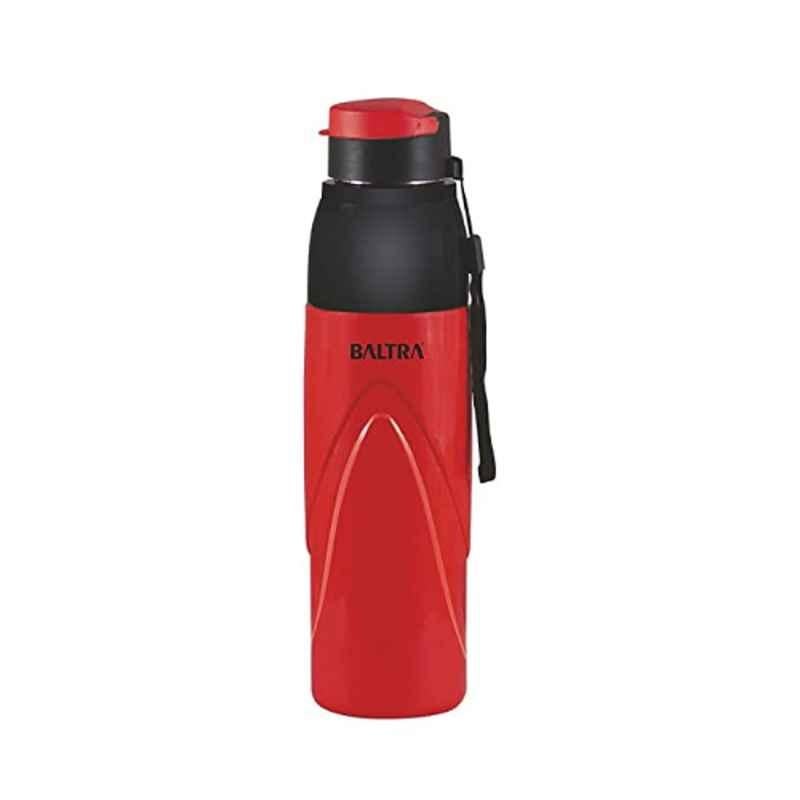Baltra Thrust 850ml Stainless Steel Red Hot & Cold Water Bottle, BSL298