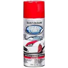 Rust-Oleum 311260 312g Gloss Red Peel Coat Temporary Peelable Coating Spray Paint