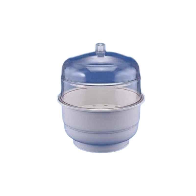 Rasayan 250mm Polypropylene & Polycarbonate Transparent Plain Desiccator without Stopcock, PL55203.0