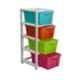 Supreme Plastic Multicolour Multipurpose Storage Drawer, Chest-MC