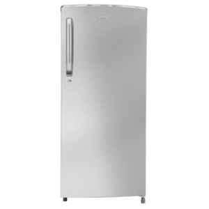 Haier 205 Litre 2 Star Inox Steel Direct Cool Single Door Refrigerator with Toughened Glass Shelf, HRD-2262BIS-N