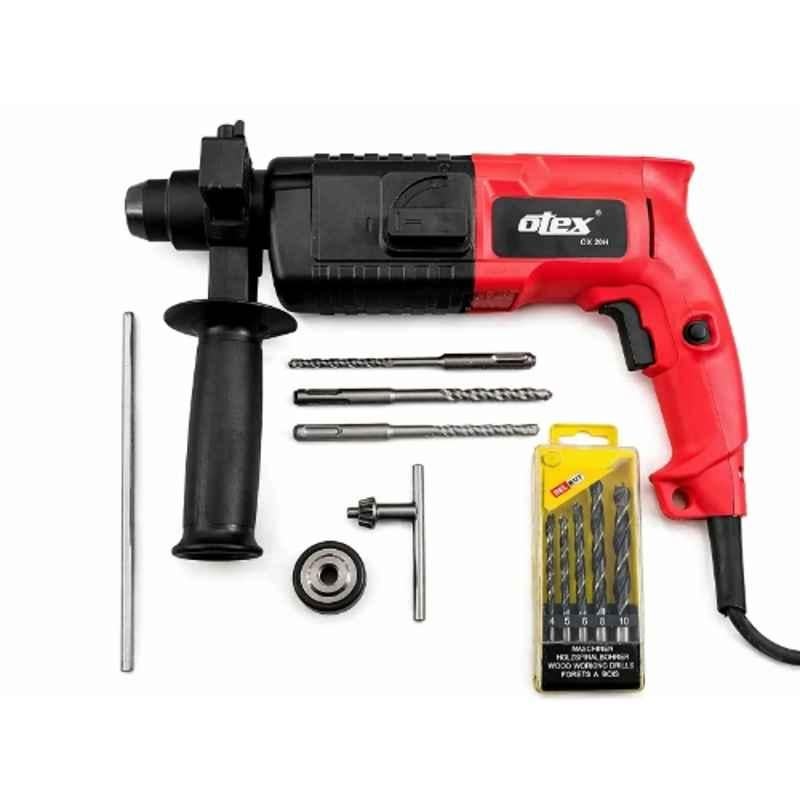 Otex 850W 20mm SDS Plus Heavy Duty Rotary Hammer Drill Machine with Variable Speed for Concrete, Brick, Masonry, Wood & Metal