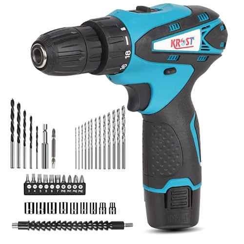 Black+Decker 12V 1.5Ah 900 RPM Cordless Drill Driver with 13