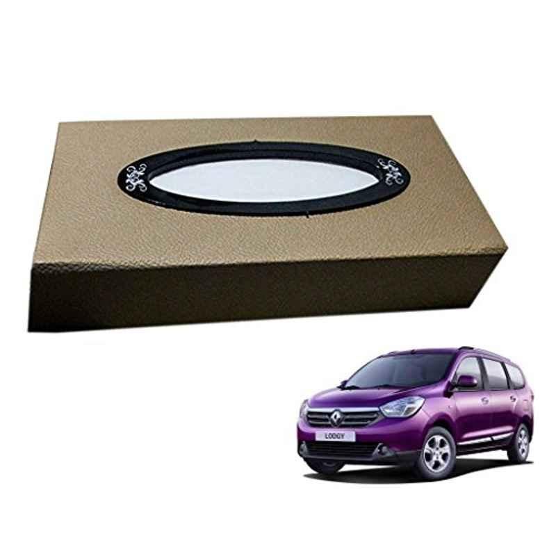 Kozdiko 200 Sheets 100 Pulls Beige Tissue Paper Box for Renault Lodgy, koz_29936