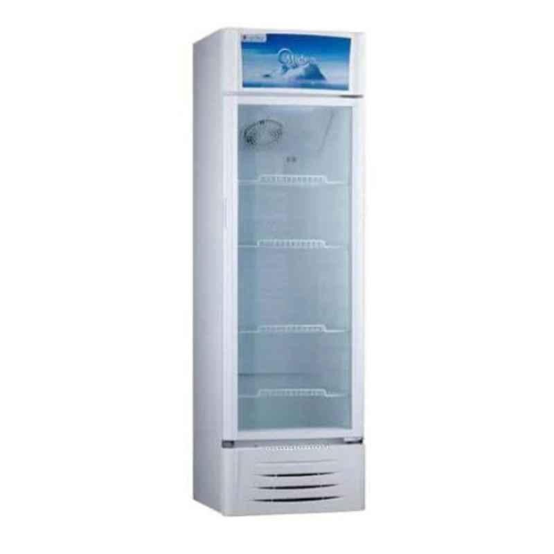 Midea 411L White Upright Beverage Showcase Chiller, HS411S-1