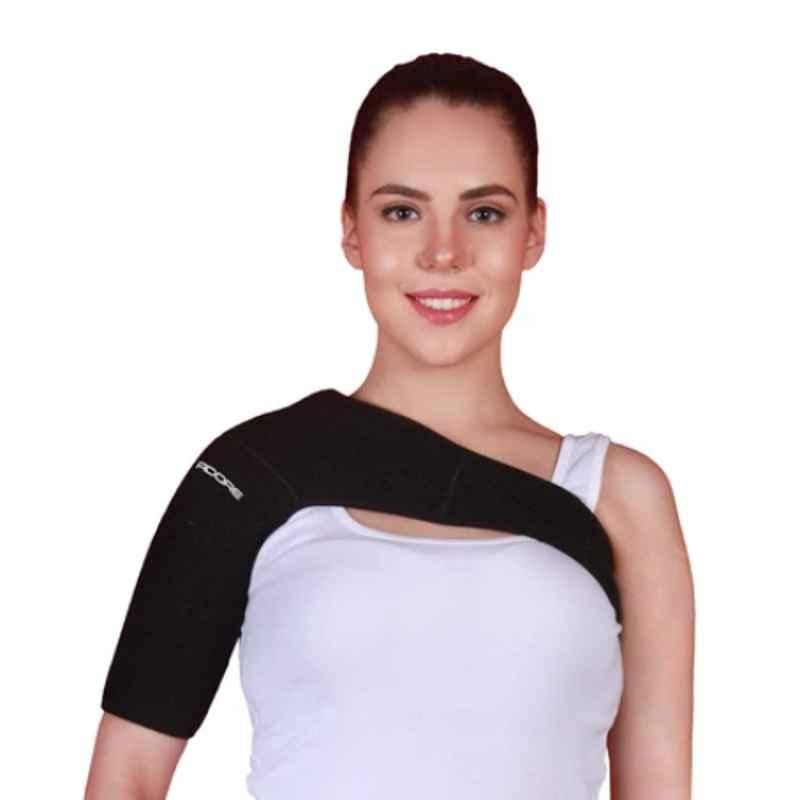 Adore Nylon Black Shoulder Support, AD-305, Size: Universal
