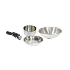 Sigri-Wala Kadhai: 2.2 Litre, 2.5 Litre & 1.6 Litre 3 Layer Stainless Steel & Aluminium Deep Kadhai
