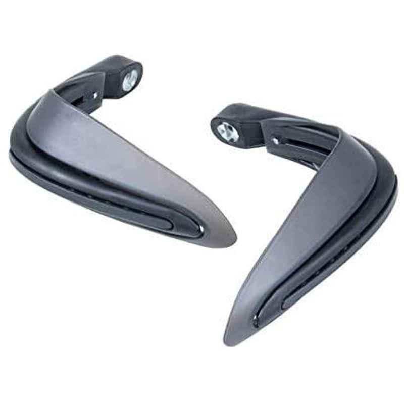 AOW Motorcycle Handguards with Led Light for 7/8 inch Grips - 300 * 140 * 110mm (Grey) Universal for All Bikes y-26