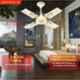 Gestor ALTROZ 55W Ivory Ultra High Speed 4 Blade Ceiling Fan, Sweep: 600 mm