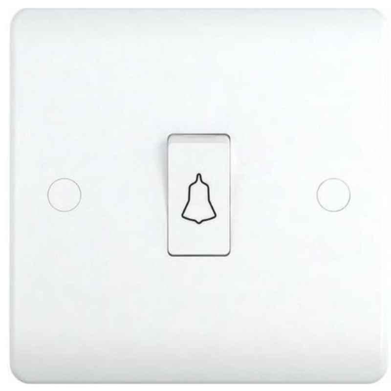 Milano White Bell Switch, 210800200003