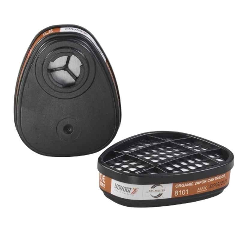Udyogi Res Protek 8101 Brown Organic Gases & Vapours Twin Filter A1