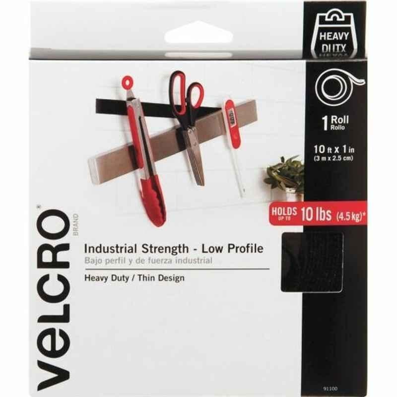 Velcro Stick on Tape, 3 m, Black