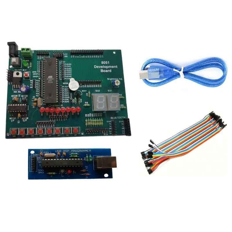 Embeddinator 8051 5V Microcontroller Development Board DIY Kit with USB Programmer