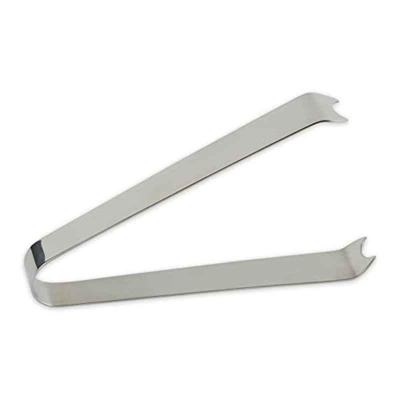 RSVP 8022 5.25 inch 18/8 Stainless Steel Cocktail Ice Tongs