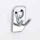 ZAP Stainless Steel 304 Bathroom Double Wall Hook with Screw Set