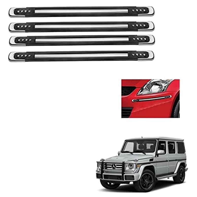 Kozdiko 4 Pcs Black Designer Car Bumper Protector Guard Set for Mercedes Benz G-Class