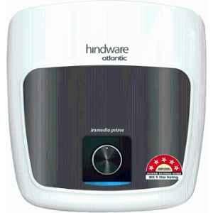 Hindware Immedio Prime 2000W 15 Liter White & Black Storage Water Geyser