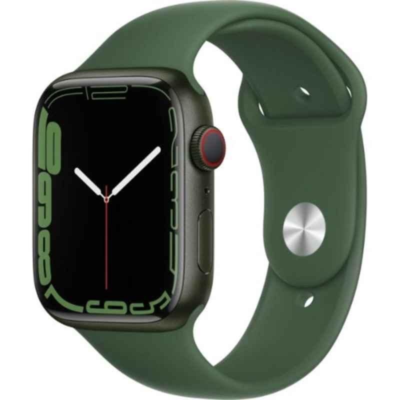 Apple 7 Series 41mm GPS & Cellular Green Smart Watch with Clover Sport Band
