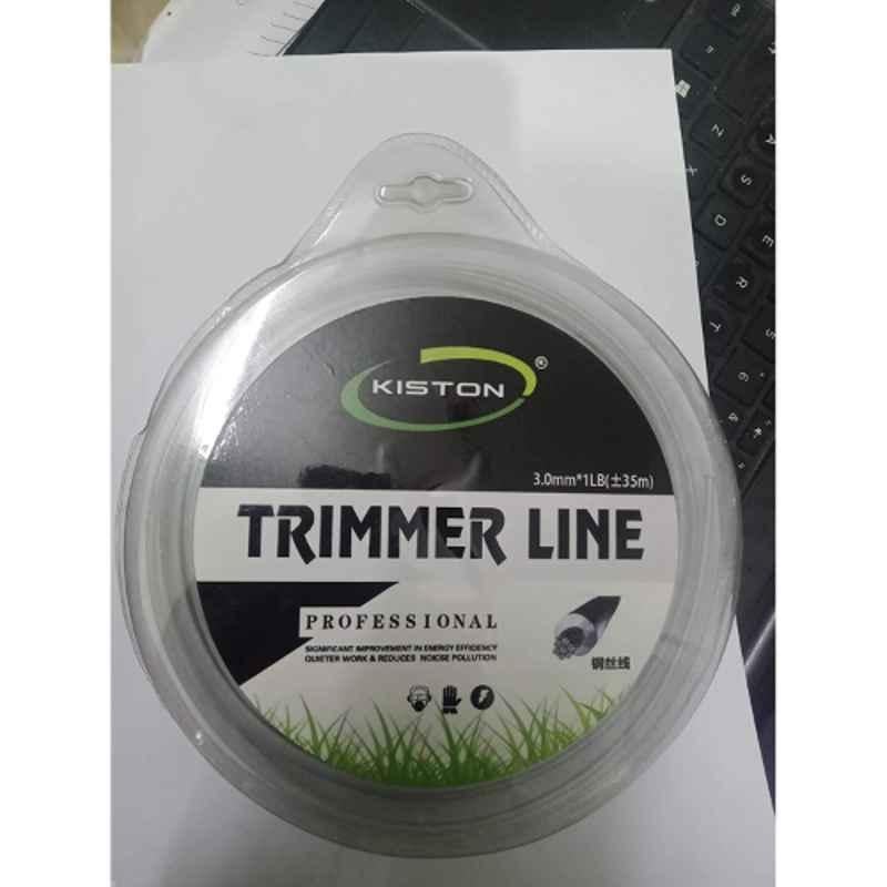 Kiston 3mm Nylon Coated Steel Wire Trimmer Line