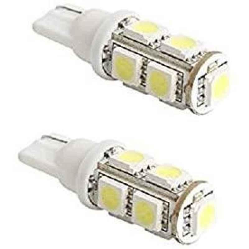 Meenu Arts 9 SMD (White) LED Parking Bulb for Bajaj XCD 125 (Pair / 12V)