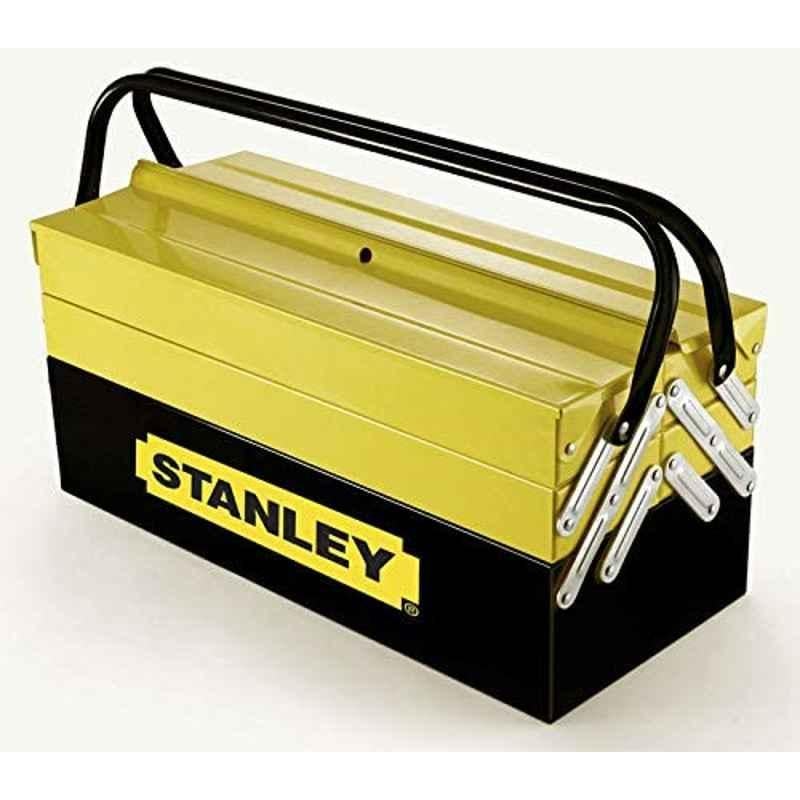 Stanley 21 inch Metal Black & Yellow 2 Drawer Tool Box, STST81400