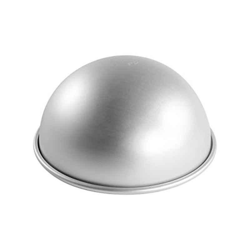 Fat Daddios 8 inch Aluminum Silver Hemisphere Cake Pan, PHA-8