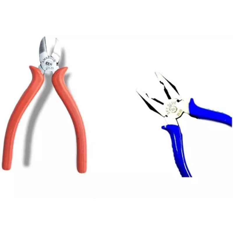 Sky Blue 2 Pcs 7.8 inch Lineman Plier Combo, SBE_PLIER_0489
