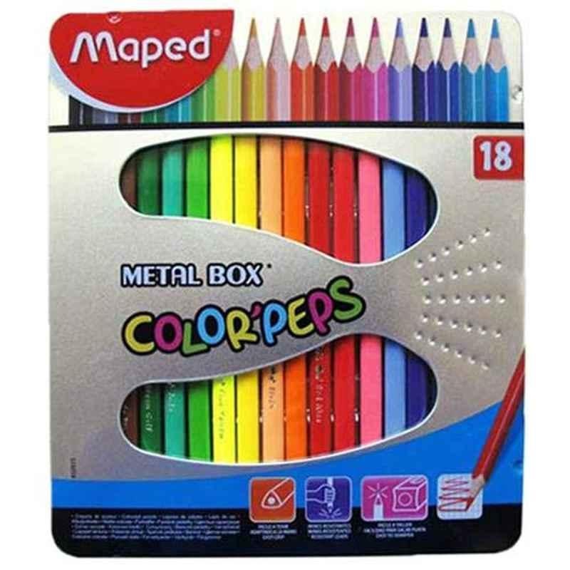 Maped Colour Peps 18Pcs Colour Pencil Box, MD-832015