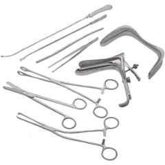 Forgesy 9 Pcs Stainless Steel Gynecology Set, X117