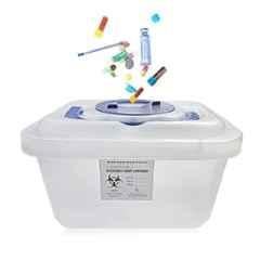 Kausta 3.5 Litre Plastic White Sharp Container