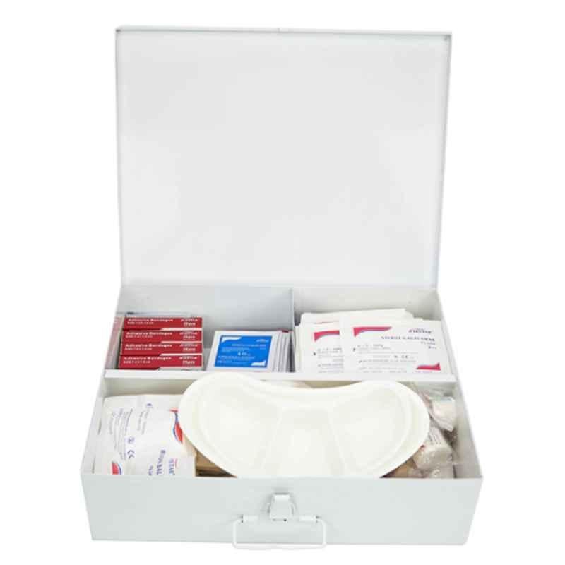 Firstar Metal White First Aid Kit, FAFS051
