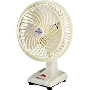 Zigma Sweety 2210 45W Quiet Portable Ivory Silent Operation 3 Blade Table Fan, Sweep: 225 mm