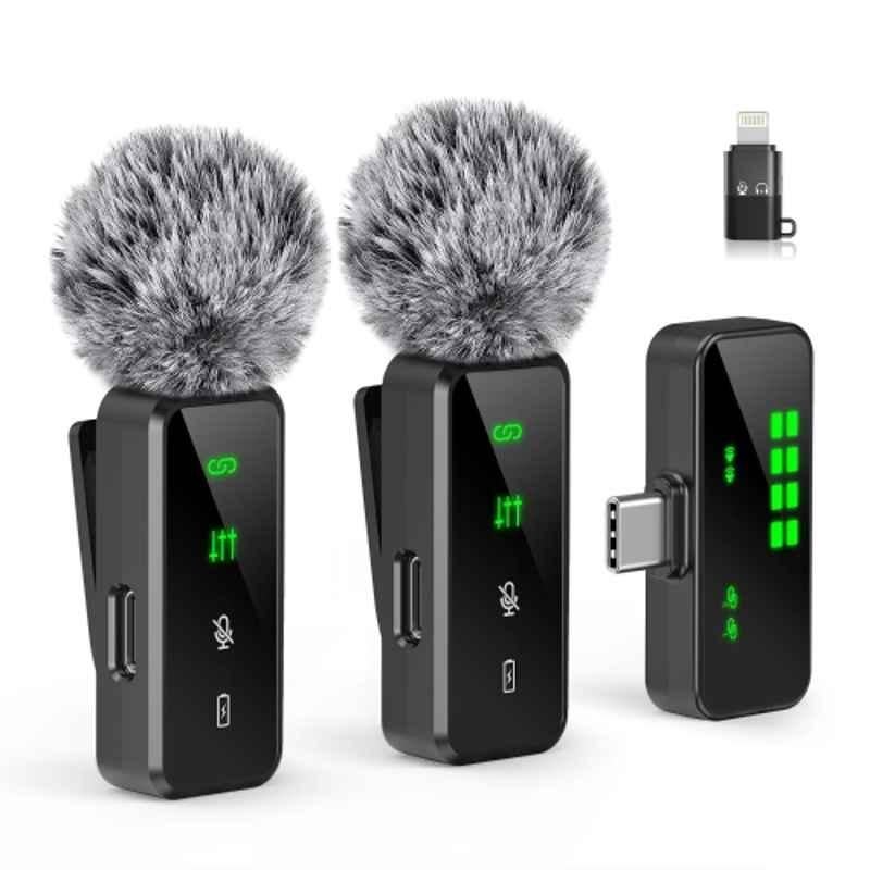 GRENARO 80dB USB Wireless Microphone with 3-Level Adjustable Noise Cancellation, S10