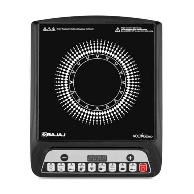 Bajaj ICX 140TS 1400W Black Induction Stove with 1 Year Warranty, 740308