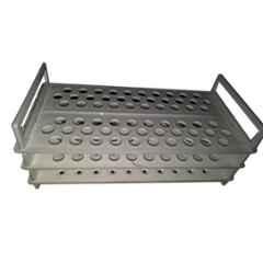 WKM 62 Hole 13mm Polypropylene Test Tube Stand, KT01