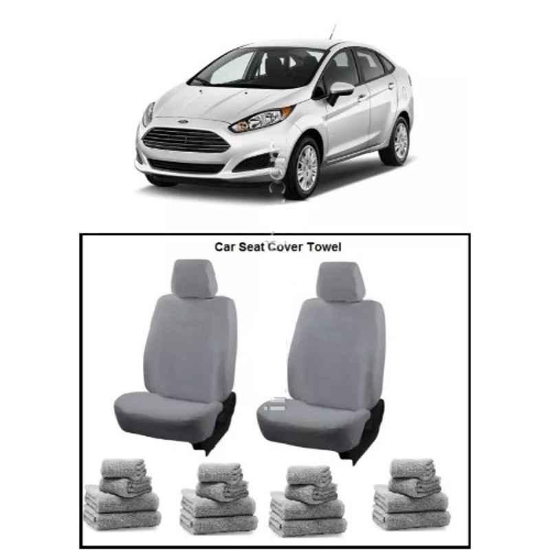 Oscar Grey Aut-Sn-4445 Towel 1 Pcs\\Set Ford Fiesta Car Seat Cover