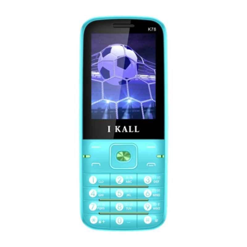 I Kall K78 2.4 inch Aqua Dual Sim Multimedia Keypad Feature Phone
