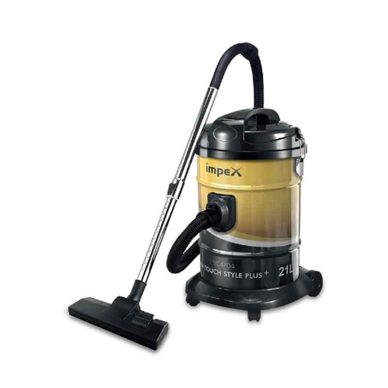 Impex 2000W 21L Black & Yellow Vacuum Cleaner, VC 4704