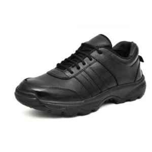 Cloudland S1 Steel Toe TPR Sole Black Leather Safety Shoes for Men, CL08-Black-7