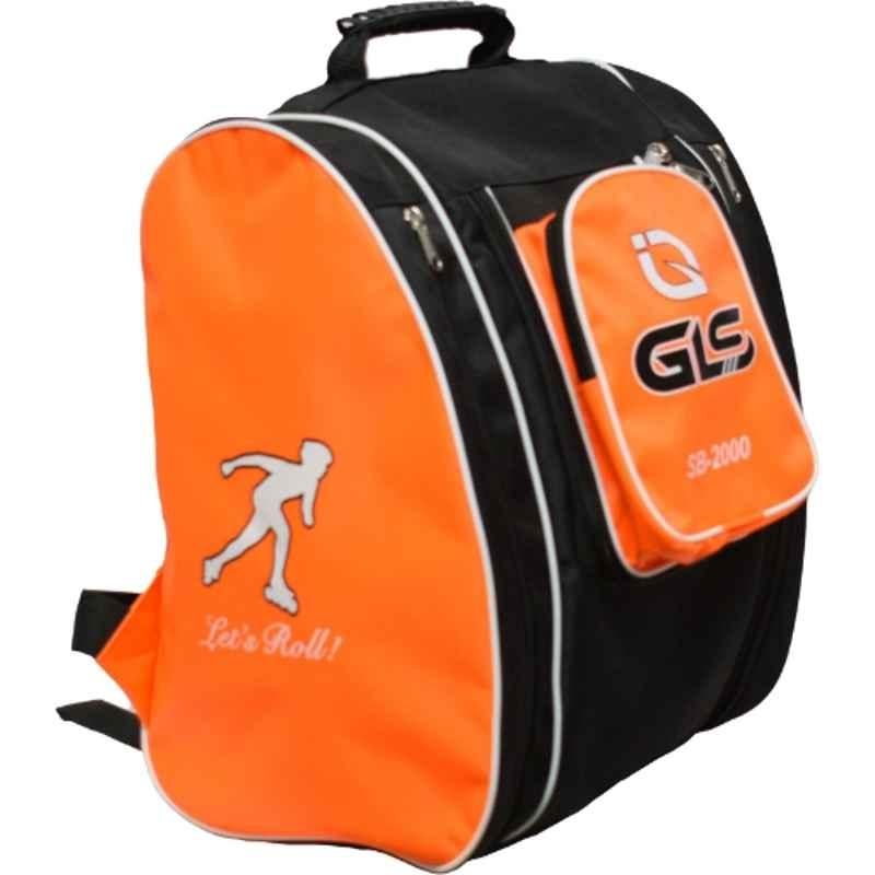 GLS SB-2000 Polyurethane Orange & Black Skates Bag for Kids
