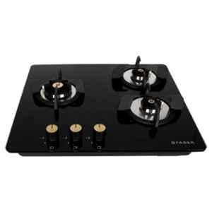 Faber Maxus HT603 3 Burners Auto Ignition Toughned Glass Built in Hob, 106.0603.549