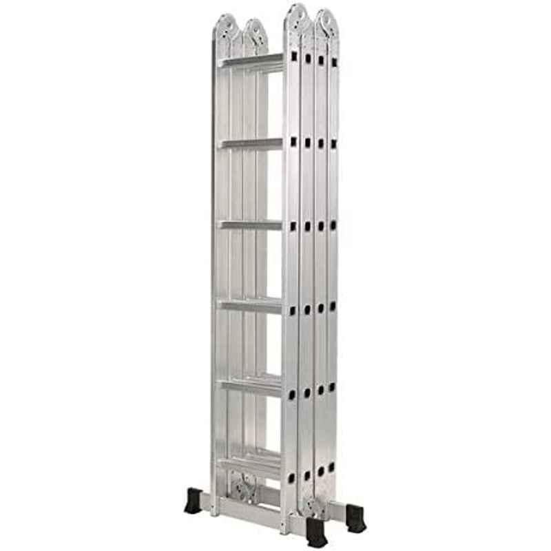 Abbasali 6.8m 24 Steps Aluminium Heavy Duty & Durable Multipurpose Ladder