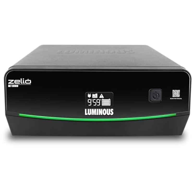 Luminous Zelio M 1200 900A 12V Sine Wave Inverter with Reliable Power Backup, High Performance, Easy Installation & 36 Months Warranty for Home, Office & Shops, F04112010281