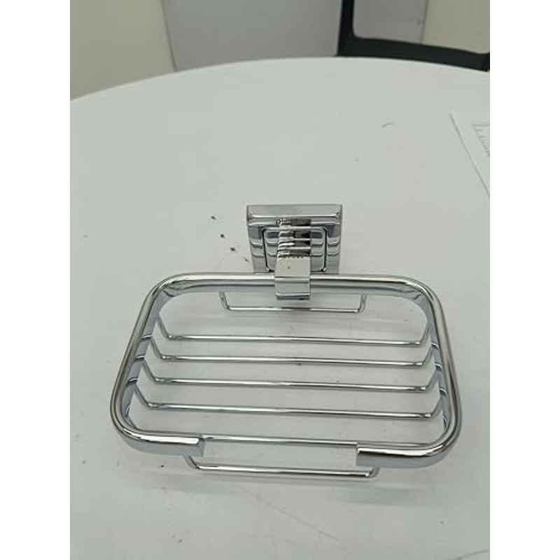 Plantex Soap Holder for Bathroom/304 Grade Stainless Steel Soap Case/Soap Stand/Soap Dish/Bathroom Accessories 2103, Chrome