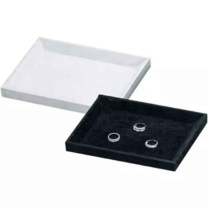 Lab Plus Customer Service Tray Small Polyester Flocked OFF White, LP-8858
