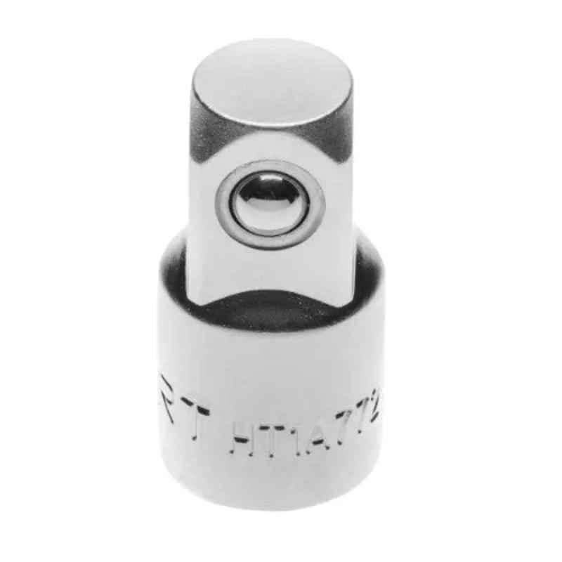 Hogert Technik 1/2-3/8 inch 34 mm Steel Socket Adapter, HT1A773